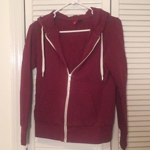 Maroon Zip up Hoodie